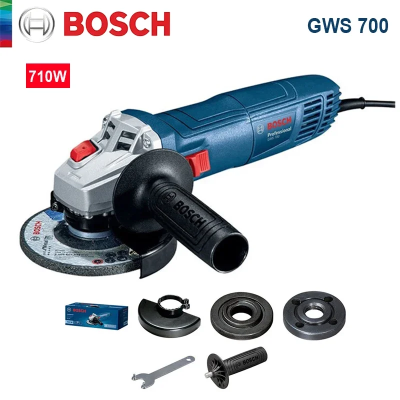 Heavy Equipment And Machinery - Угловая шлифмашина Bosch GWS 700, проводная,