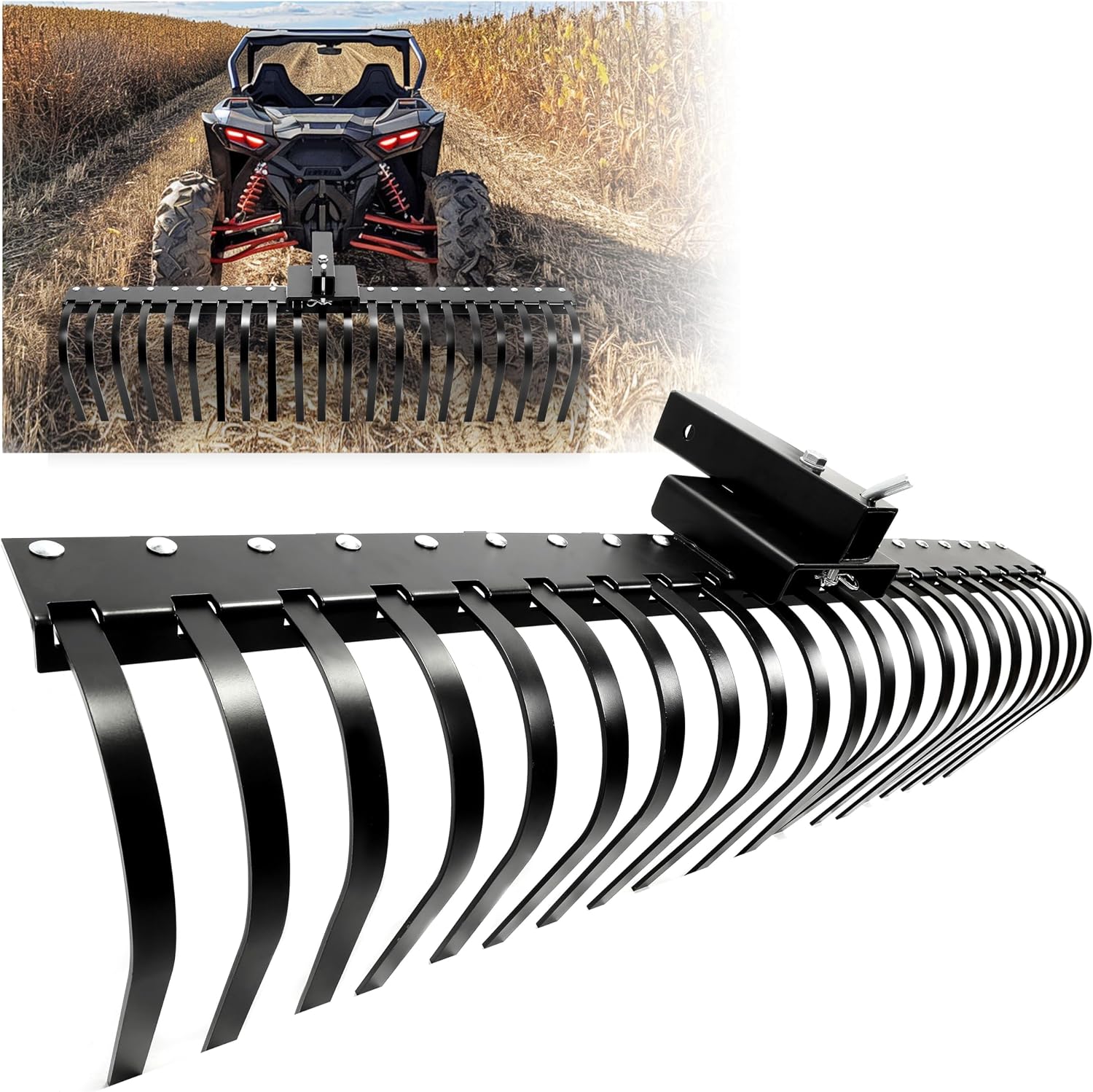 Heavy Equipment Landscaping - Прицепной ландшафтный культиватор для сосновой соломы,