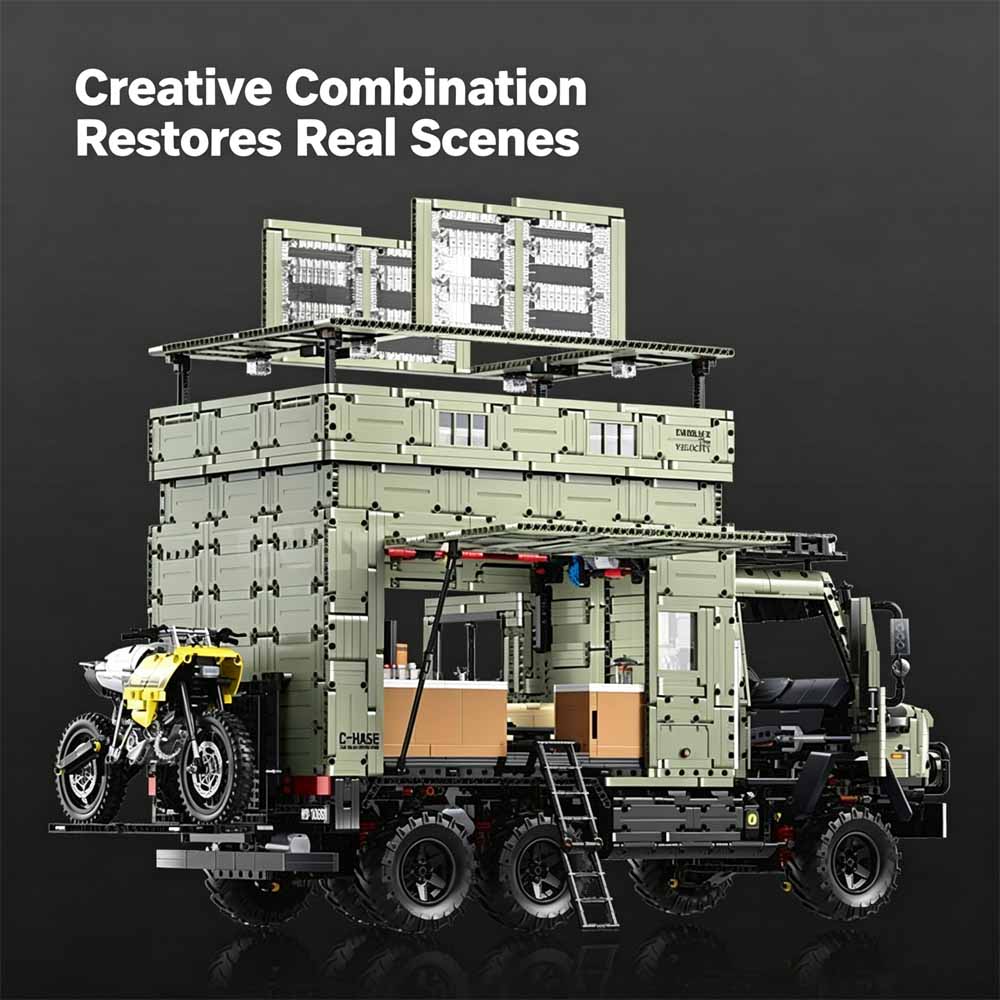 MOC 1:8 Масштаб 6x6 Внедорожны – обзор и цена Heavy Equipment Truck