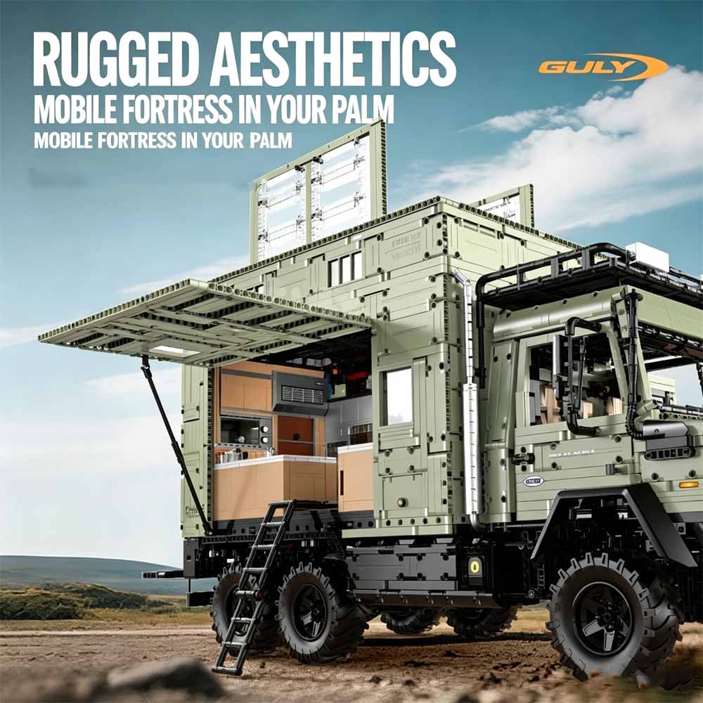 MOC 1:8 Масштаб 6x6 Внедорожны – обзор и цена Heavy Equipment Truck