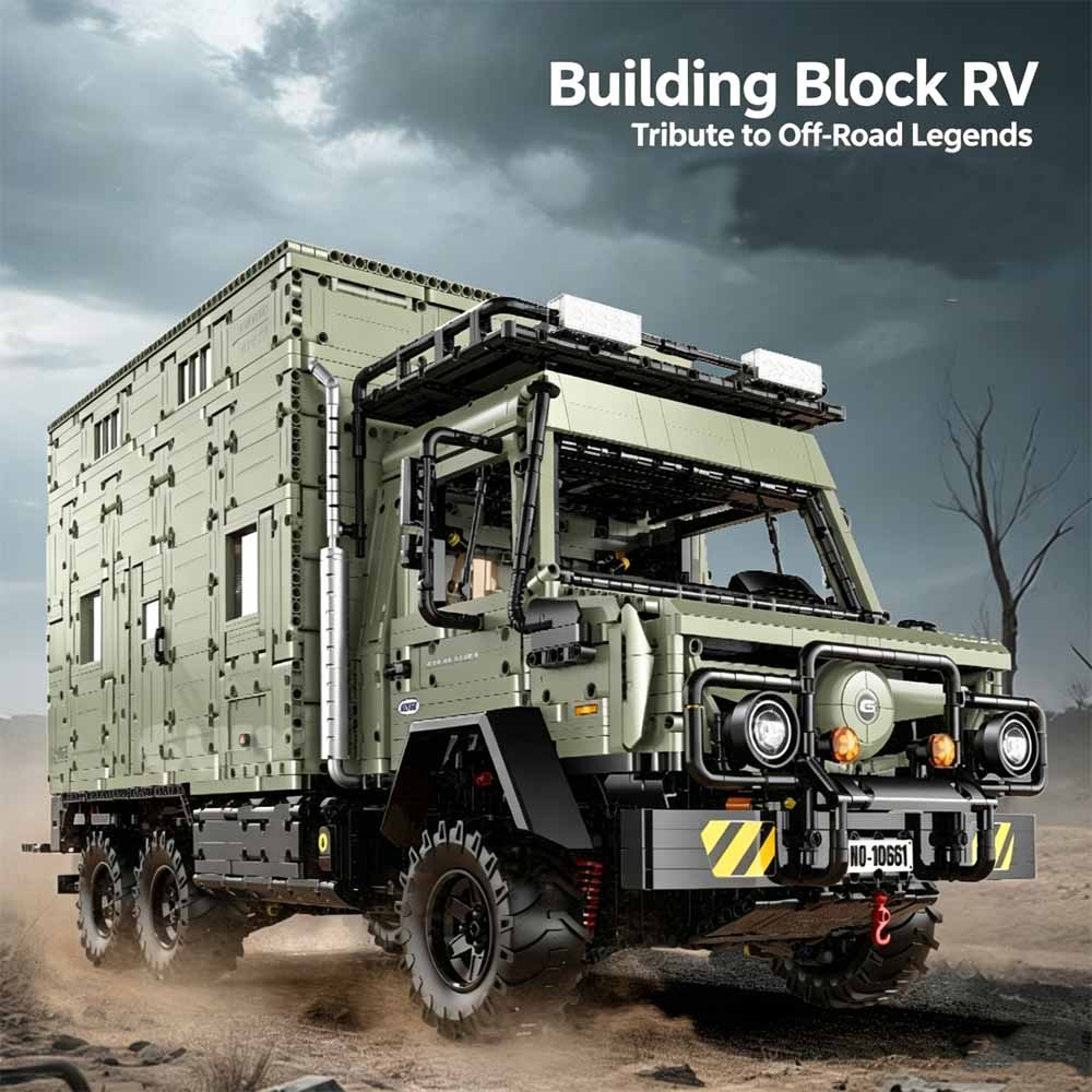 MOC 1:8 Масштаб 6x6 Внедорожны – обзор и цена Heavy Equipment Truck