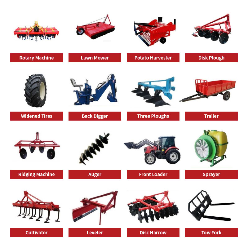 Мини-трактор 50 л.с. 4WD с фро – обзор и цена Tractor Backhoe