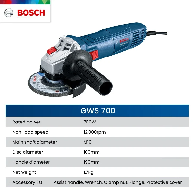 Угловая шлифмашина Bosch GWS 7 – обзор и цена Heavy Equipment And Machinery