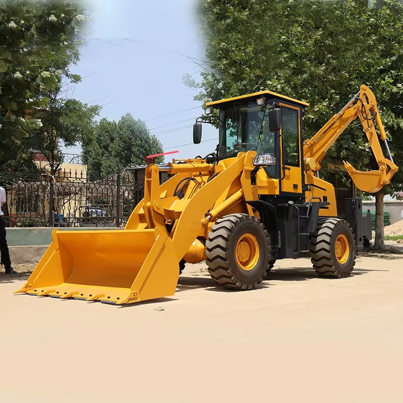 Экскаватор-погрузчик 4x4 грузо – обзор и цена Tractor Backhoe