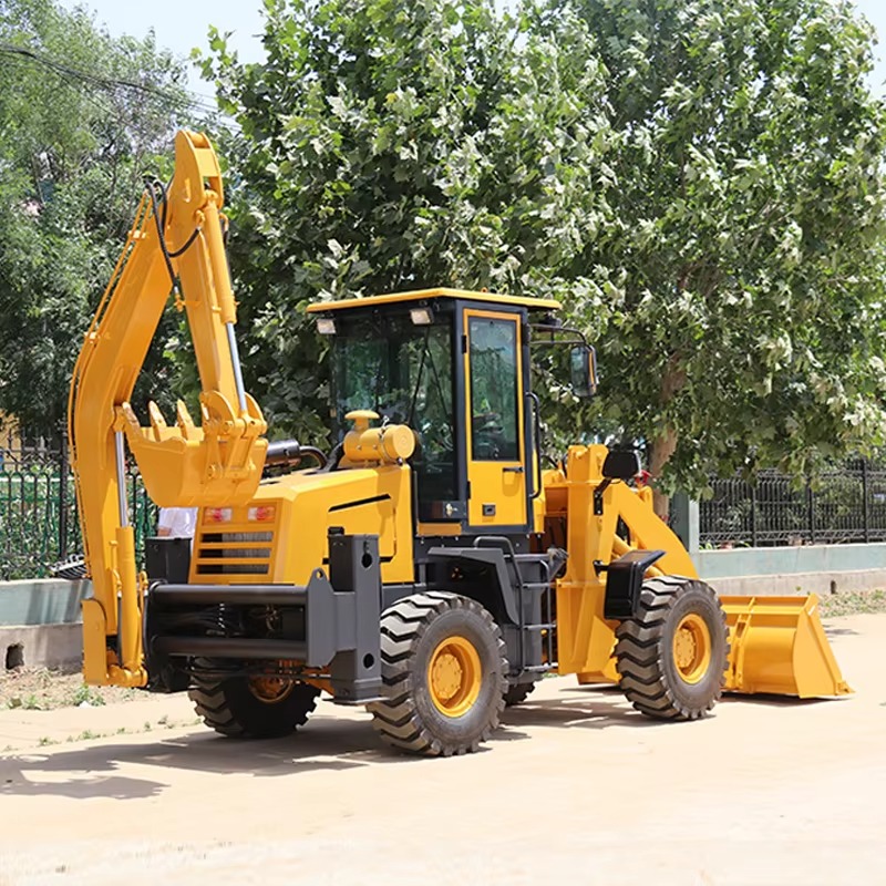 Экскаватор-погрузчик 4x4 грузо – обзор и цена Tractor Backhoe