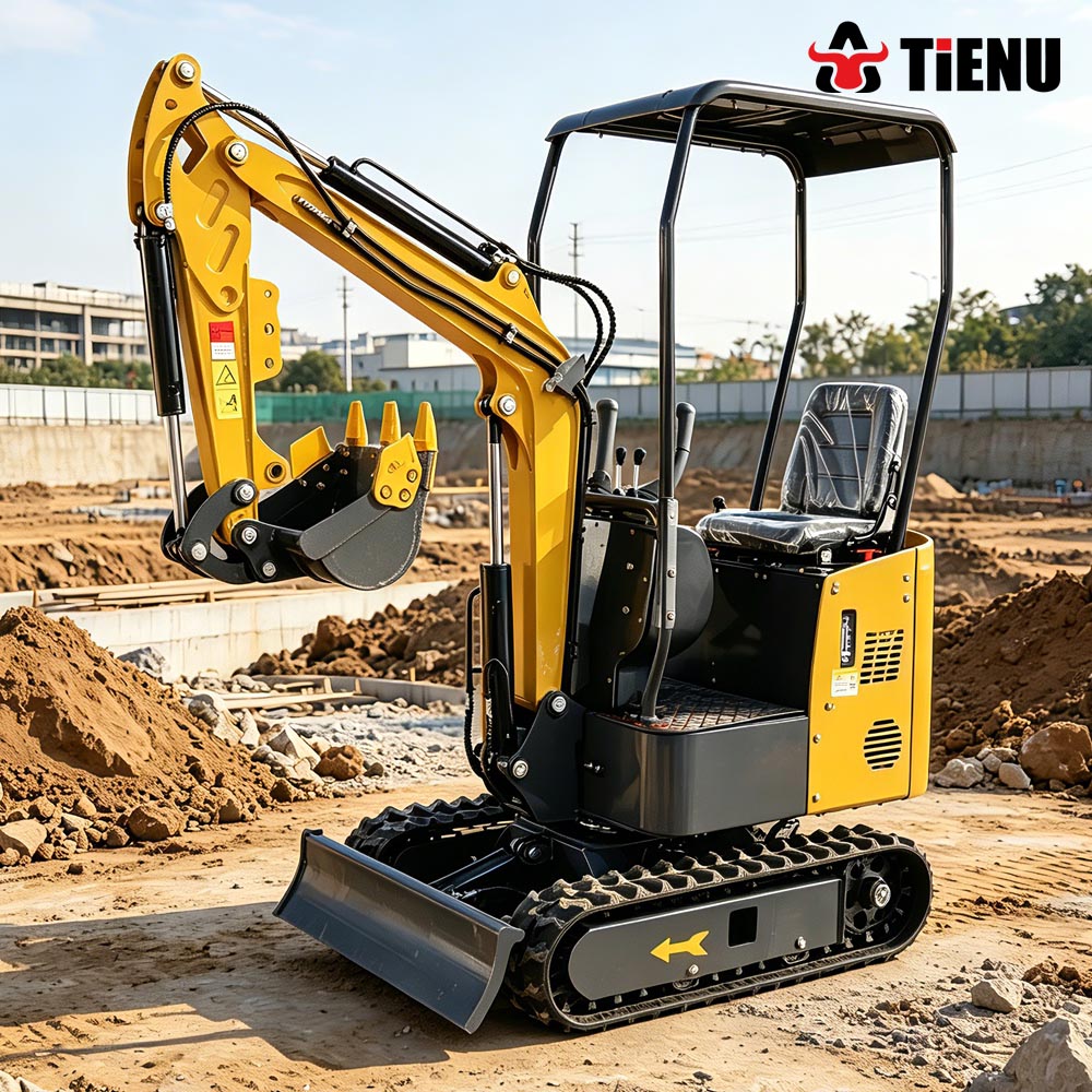 Компактный гусеничный экскават – обзор и цена Tractor Backhoe
