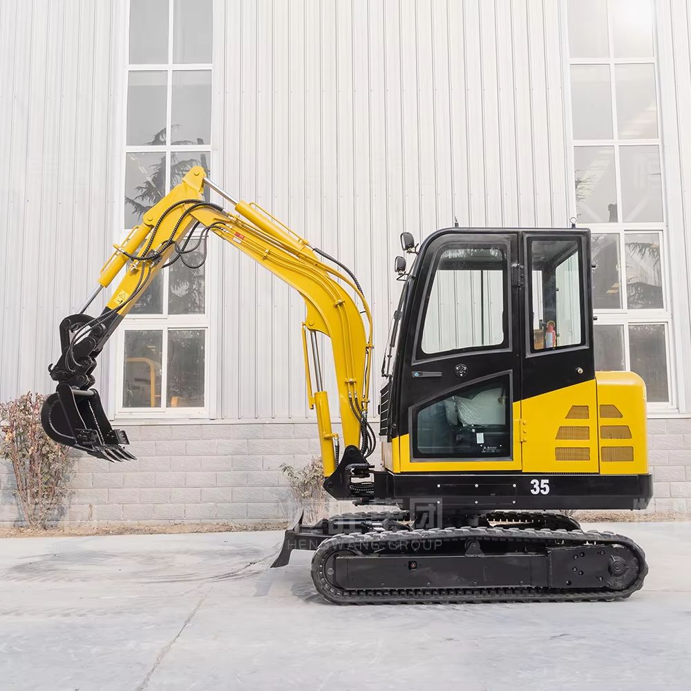 3,5-тонный мини-экскаватор на  – обзор и цена Tractor Backhoe