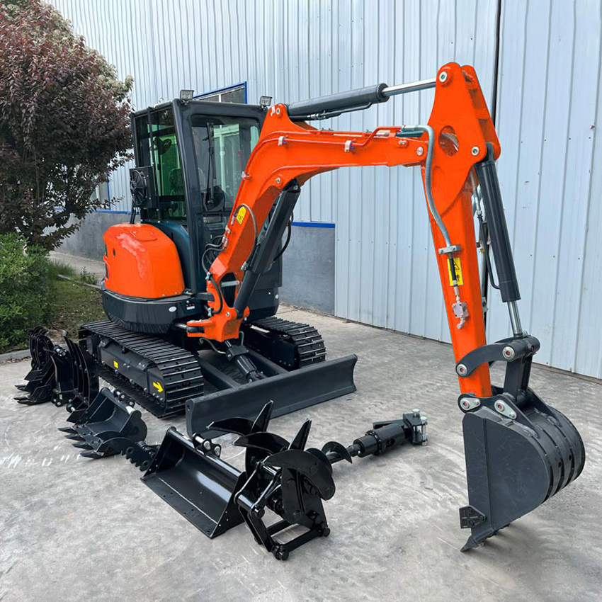 Гидравлический гусеничный мини – обзор и цена Tractor Backhoe
